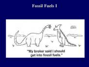 Fossil Fuels I