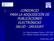 CONSORCIO PARA LA ADQUISICI