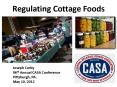Regulating Cottage Foods PowerPoint PPT Presentation