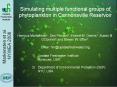 Simulating multiple functional groups of phytoplankton in Cannonsville Reservoir PowerPoint PPT Presentation