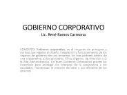 GOBIERNO CORPORATIVO Lic. Ren