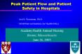 Peak Patient Flow and Patient Safety in Hospitals PowerPoint PPT Presentation