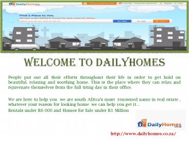 Home For Sale In Johannesburg-dailyhomes.co.za