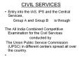 CIVIL SERVICES PowerPoint PPT Presentation