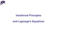 Variational Principles
