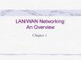 LAN/WAN Networking: An Overview PowerPoint PPT Presentation
