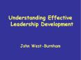 Understanding Effective Leadership Development PowerPoint PPT Presentation