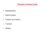 Doubly Linked Lists