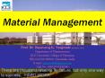 Material Management PowerPoint PPT Presentation