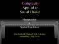 Complexity Applied to  Social Choice PowerPoint PPT Presentation