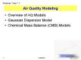 Air Quality Modeling PowerPoint PPT Presentation