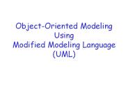 Object-Oriented Modeling Using Modified Modeling Language (UML)