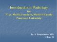 Introduction to Pathology for 3rd yr. Medical student, Medical Faculty Naresuan University PowerPoint PPT Presentation