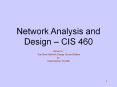 Network Analysis and Design  PowerPoint PPT Presentation