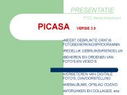 PICASA  VERSIE 3.9