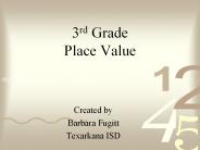 3rd Grade Place Value