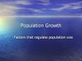 Population Growth PowerPoint PPT Presentation