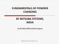 FUNDAMENTALS OF POWDER CHARGING BY MITSUBA SYSTEMS, INDIA An ISO 9001:2000 Certified Company PowerPoint PPT Presentation