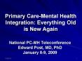 Primary Care-Mental Health Integration: Everything Old is New Again PowerPoint PPT Presentation