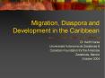 Migration, Diaspora and Development in the Caribbean PowerPoint PPT Presentation