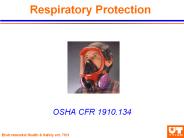 Respiratory Protection