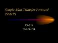 Simple Mail Transfer Protocol (SMTP) PowerPoint PPT Presentation