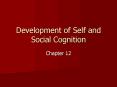 Development of Self and Social Cognition PowerPoint PPT Presentation