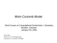 Mohr-Coulomb Model
