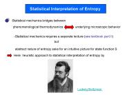 Statistical mechanics bridges between PowerPoint PPT Presentation