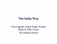 The India Way PowerPoint PPT Presentation