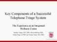 Key Components of a Successful Telephone Triage System PowerPoint PPT Presentation