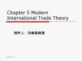 Chapter 5 Modern International Trade Theory PowerPoint PPT Presentation