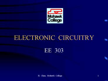 ELECTRONIC CIRCUITRY
