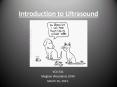 Introduction to Ultrasound PowerPoint PPT Presentation