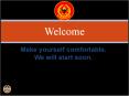 Make yourself comfortable. We will start soon. PowerPoint PPT Presentation