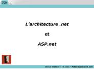 .NET et ASP.net