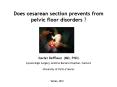 Does cesarean section prevents from pelvic floor disorders ? PowerPoint PPT Presentation