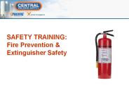SAFETY TRAINING: Fire Prevention