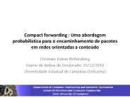 Compact forwarding : Uma abordagem probabil