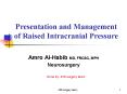 Presentation and Management of Raised Intracranial Pressure PowerPoint PPT Presentation