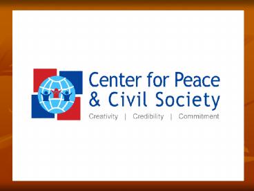 Organizational History and Purpose