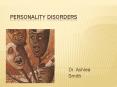 Personality Disorders PowerPoint PPT Presentation