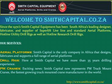 Truck Mounted Crane-smithcapital.co.za