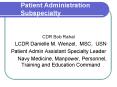 Patient Administration Subspecialty PowerPoint PPT Presentation
