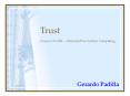 Trust PowerPoint PPT Presentation