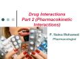 Drug Interactions Part 2 (Pharmacokinetic Interactions) PowerPoint PPT Presentation