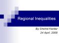 Regional Inequalities PowerPoint PPT Presentation