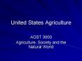 United States Agriculture PowerPoint PPT Presentation