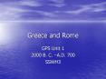 Greece and Rome PowerPoint PPT Presentation