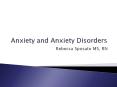 Anxiety and Anxiety Disorders PowerPoint PPT Presentation
